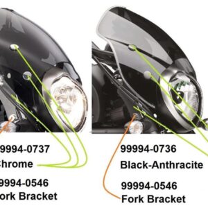 Café deflector & bracket kit (Quick Release)-image