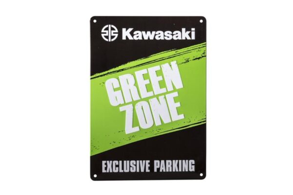 Green zone parking sign-image