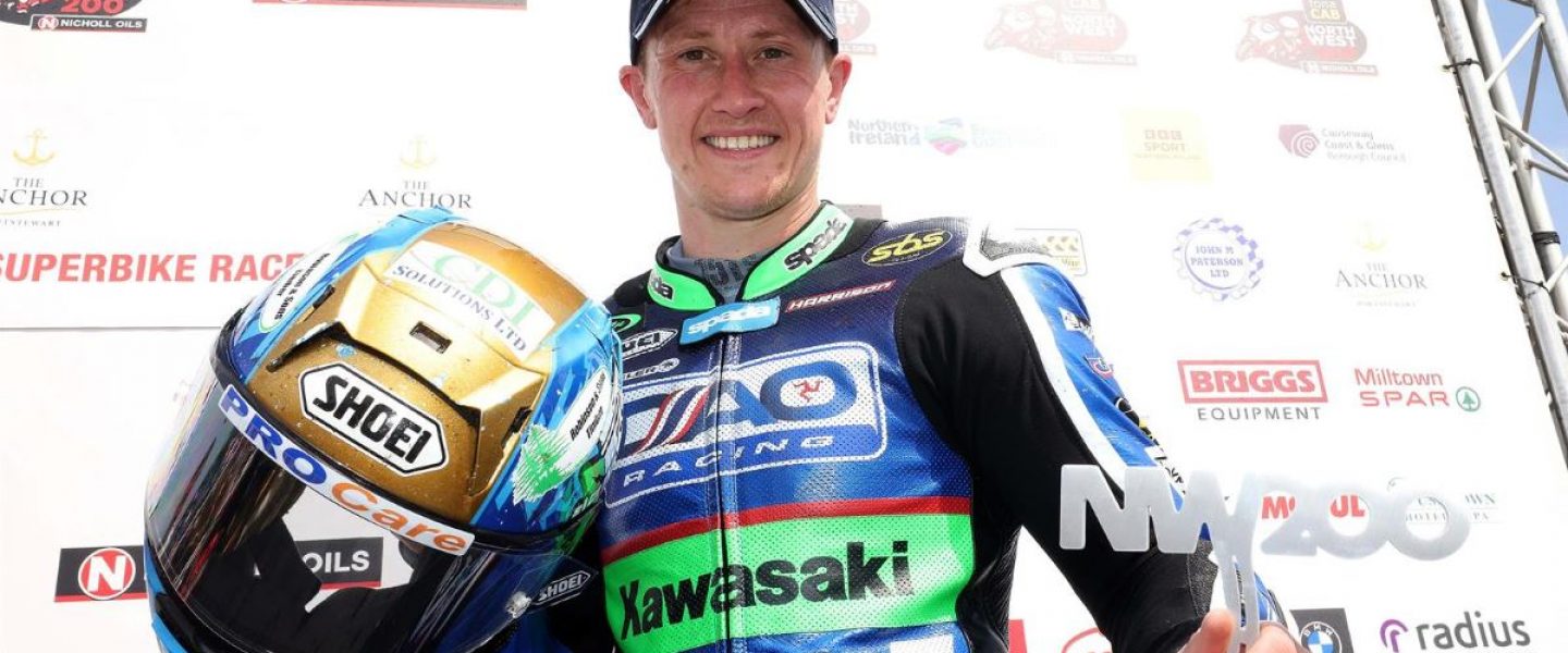 Podium Delight For Kawasaki at the North West 200!