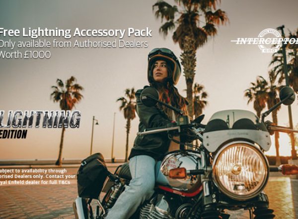 Free Lightning Accessory Pack with the purchase of any new Interceptor