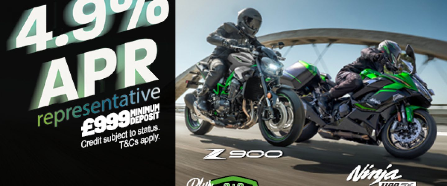 Ride away on your dream Kawasaki this summer