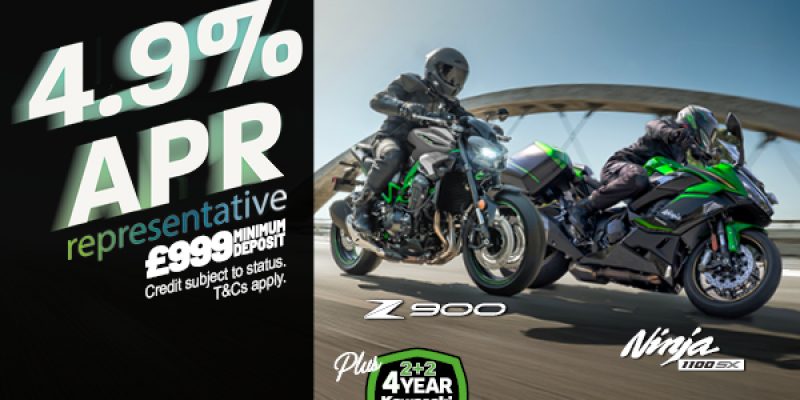 Ride away on your dream Kawasaki this summer