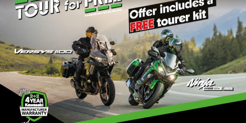 Tour For Free With The Ninja 1100SX and Versys 1100 Families!