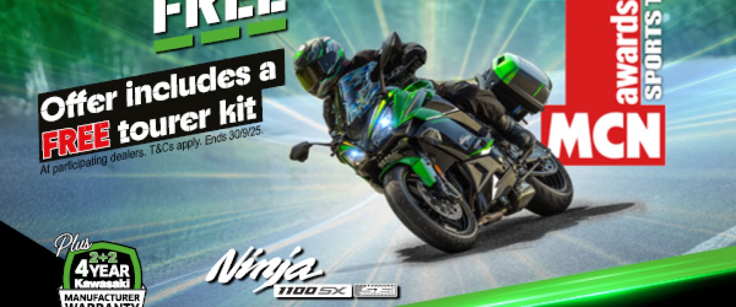 Tour for Free with the award winning Ninja 1100SX!