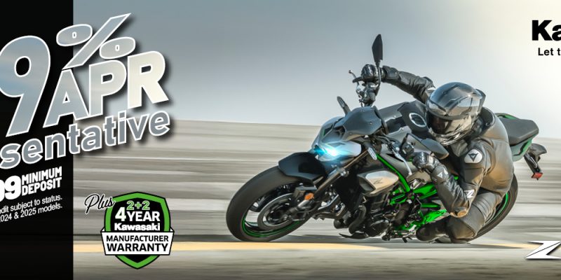 Ride away on your dream Kawasaki this New Year