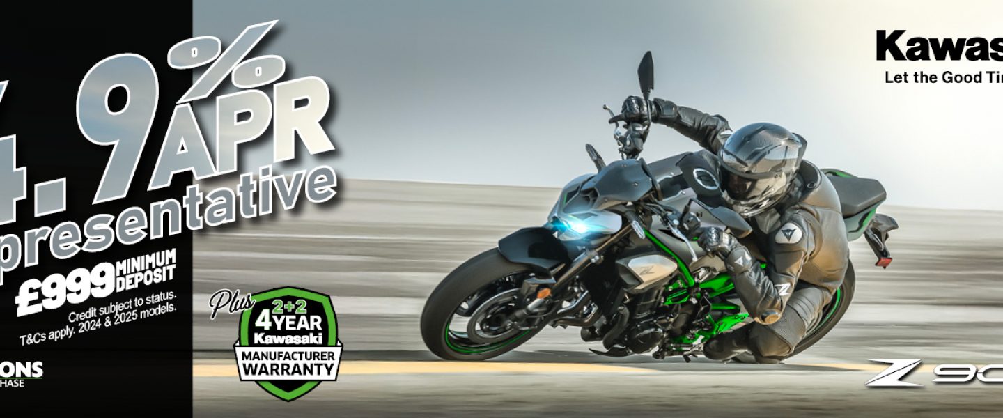 Ride away on your dream Kawasaki this New Year