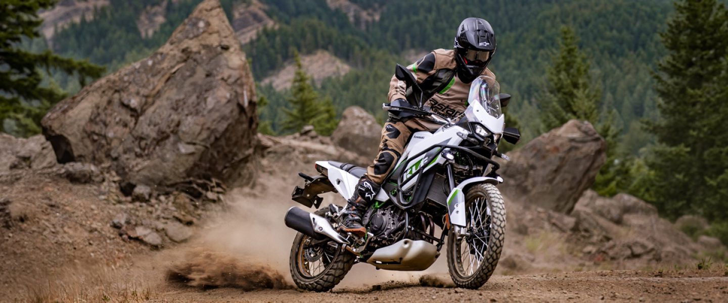 The New KLE500: Life’s a Rally, Ride it.