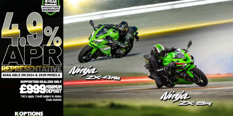 2025MY Ninja ZX-6R now available with 0% APR HP