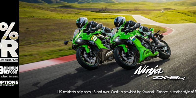 2025MY Ninja ZX-6R now available with 0% APR HP