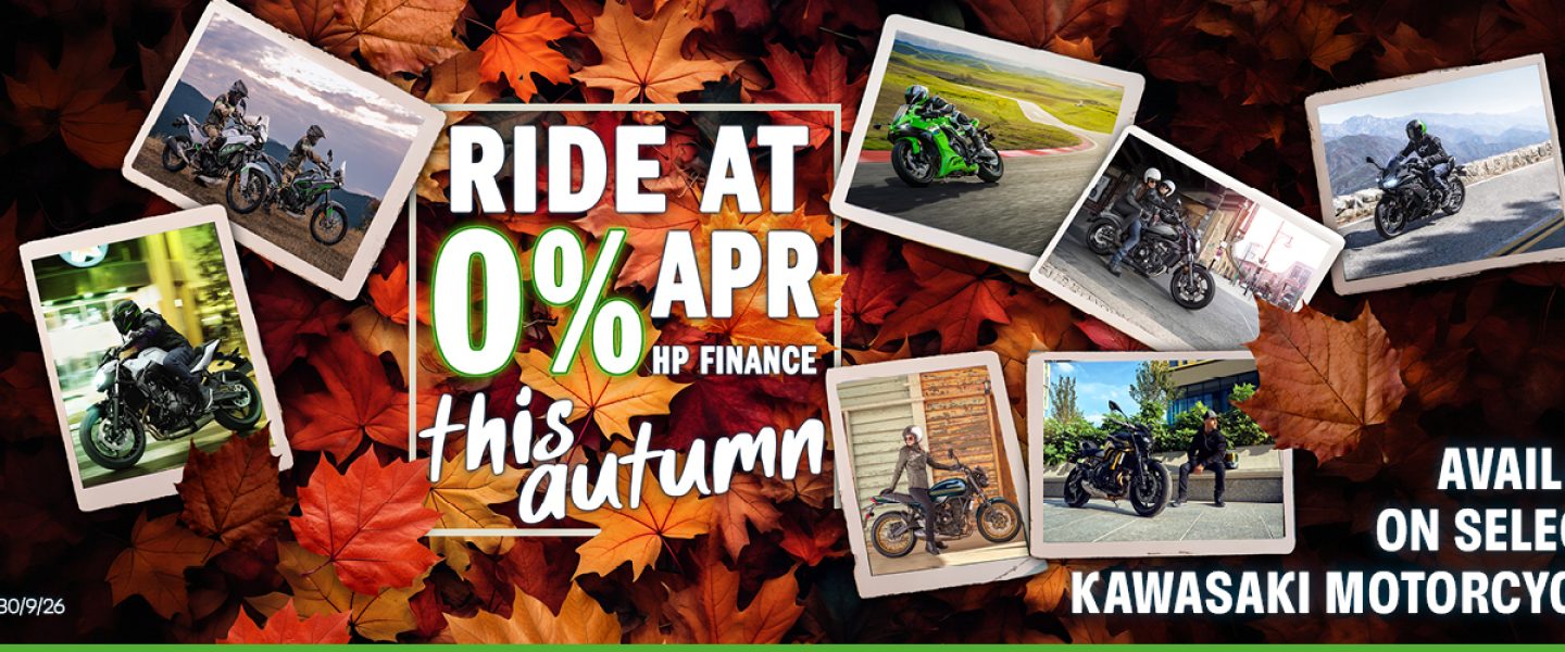 Raft of Kawasaki models await with 0% finance