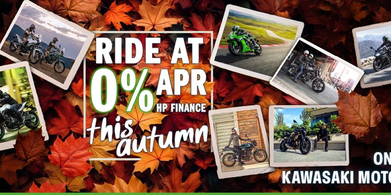 Raft of Kawasaki models await with 0% finance