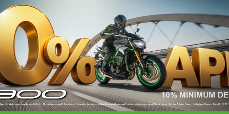 Enjoy 0% finance on the Supernaked Kawasaki Z900