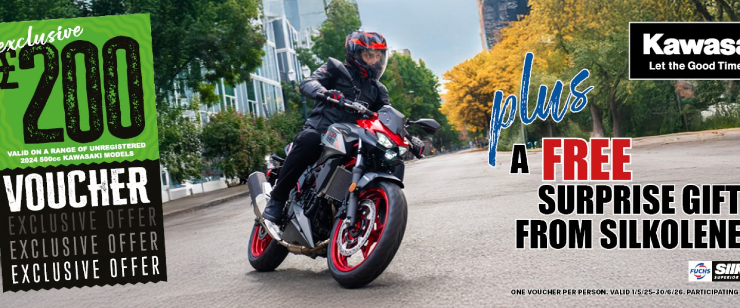 Claim your free gift and £200 off your favourite 500cc